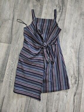 Faux Wrap Mini Dress